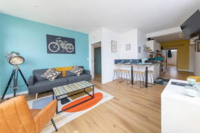 Le Green, appartement rénové, 4 chambres et jardin